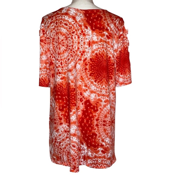 Ruby Rd Tunic Top in Orange Size Large - Picture 2 of 6